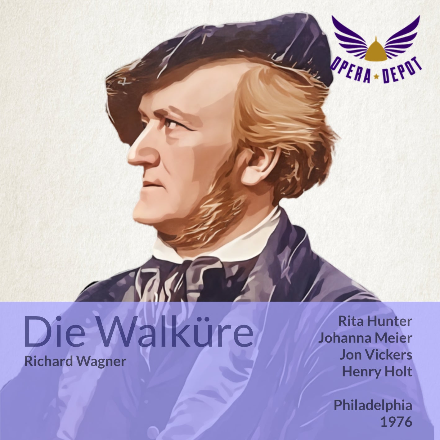 Wagner: Die Walküre - Hunter, Shinall, Vickers, Meier; Holt. Philadelphia, 1976