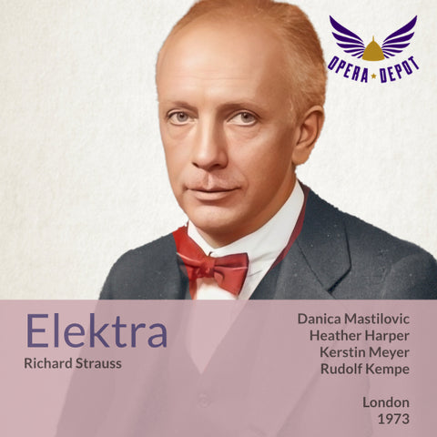 Strauss: Elektra - Mastilovic, Harper, Meyer, Lewis, McIntyre; Kempe.  London, 1973