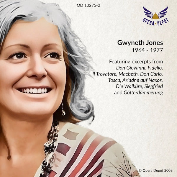 Compilation: Gwyneth Jones - Arias and scenes from Don Giovanni, Il Trovatore, Macbeth, Don Carlo, Ariadne and The Ring (1964-1977)