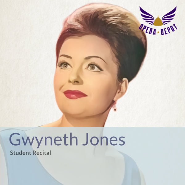 Compilation: Gwyneth Jones Student Recital - Rare excerpts from Hänsel und Gretel, Carmen, Orfeo ed Euridice and Mozart Concert Arias. 1958
