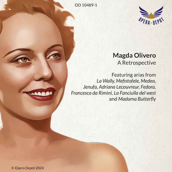 Compilation: Magda Olivero - Arias and scenes from Butterfly, Adriana, Jenufa, Fedora, Francesca da Rimini and Fanciulla