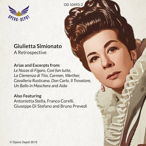 Compilation: Giulietta Simionato -  Arias and scenes from Aida, Trovatore, Ballo, Barbiere, and more