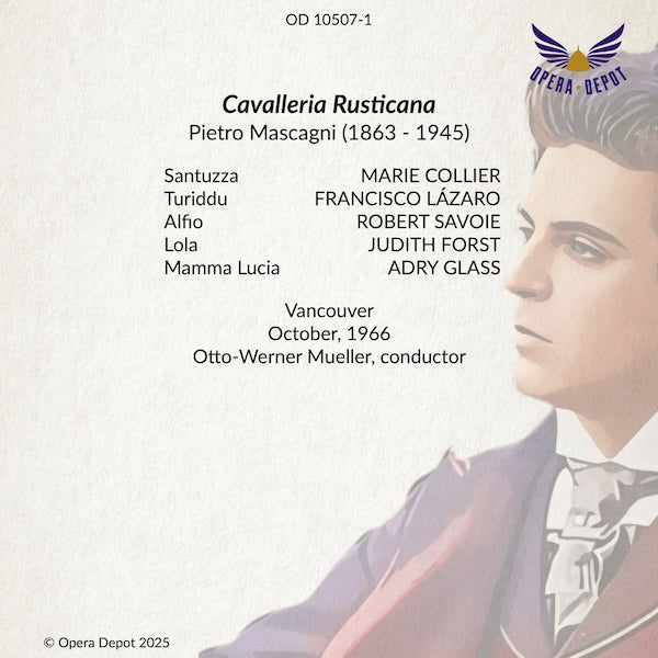 Mascagni: Cavalleria Rusticana - Collier, Lázaro, Savoie, Forst; Mueller. Vancouver, 1966