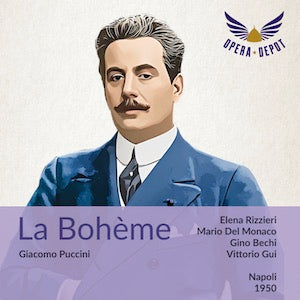 Puccini: La Bohème - Del Monaco, Rizzieri, Bechi, Neroni; Gui.  Napoli, 1950