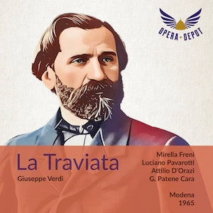 Verdi: La Traviata - Freni, Pavarotti, D'Orazi; Cara. Modena, 1965