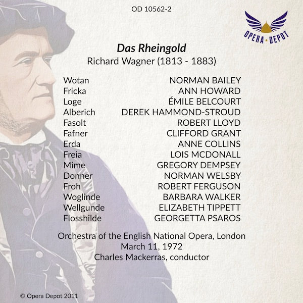 Wagner: Das Rheingold (In English) - Bailey, Howard, Hammond-Stroud, Belcourt, Lloyd, Grant; Mackerras.  ENO, 1972