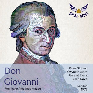 Mozart: Don Giovanni - Glossop, Evans, Fine, G. Jones, Burrows, Cahill, Lloyd, Howell; C. Davis.  London, 1973