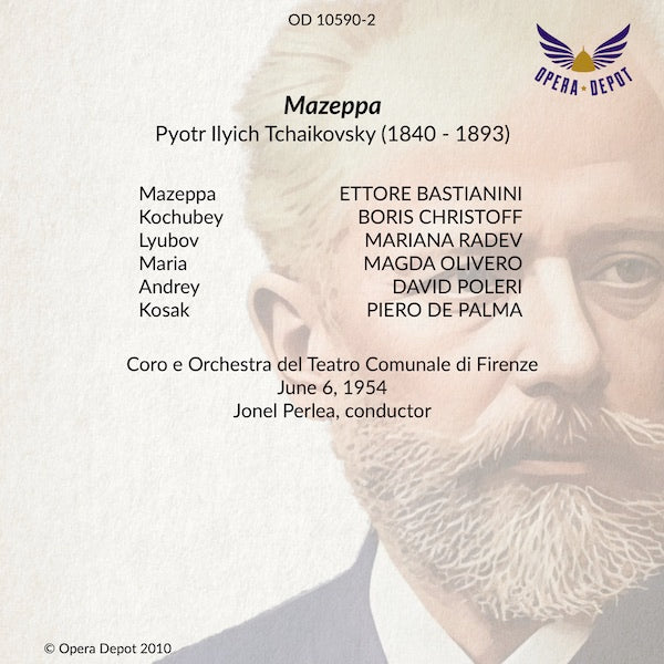 Tchaikovsky: Mazeppa (In Italian) - Olivero, Bastianini, Christoff; Perlea.  Firenze, 1954