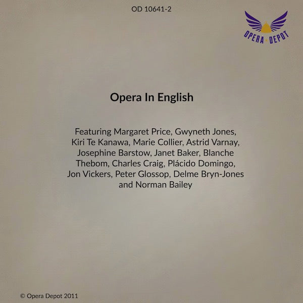 Fresh Opera Opera CDs and MP3s of live performances
