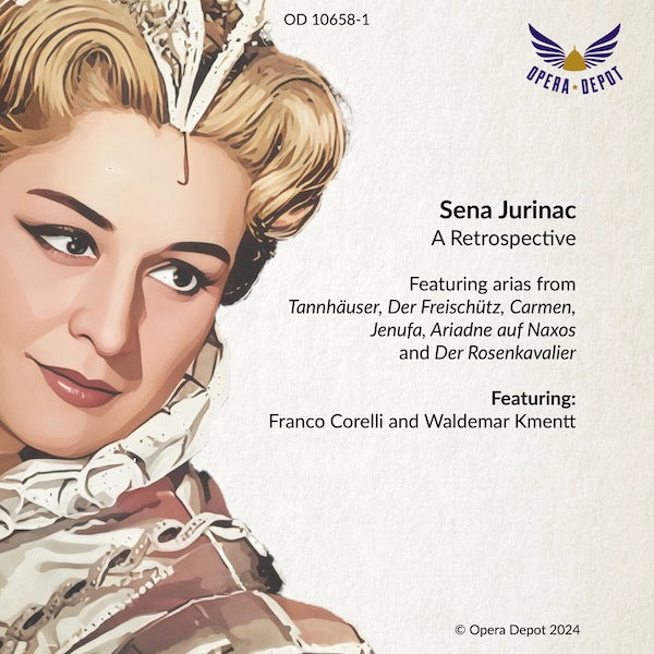 Compilation: Sena Jurinac - A Retrospective. Arias and excerpts from Carmen, Jenufa, Ariadne, and more