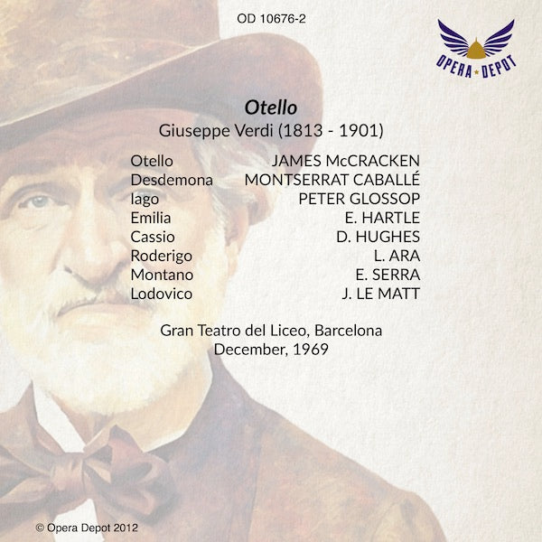 Verdi: Otello - Caballé, McCracken, Glossop.  Barcelona, 1969