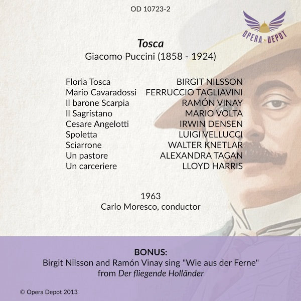 Puccini: Tosca - Nilsson, Tagliavini, Vinay; Moresco.  1963