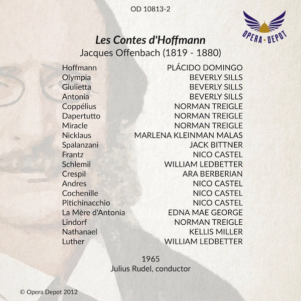 Offenbach: Les Contes d'Hoffmann - Domingo, Sills, Treigle, Kleinman, Castel; Rudel,  1965