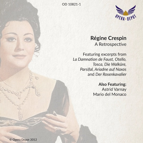 Compilation: Régine Crespin - Excerpts from La Damnation de Faust, Otello, Tosca and more