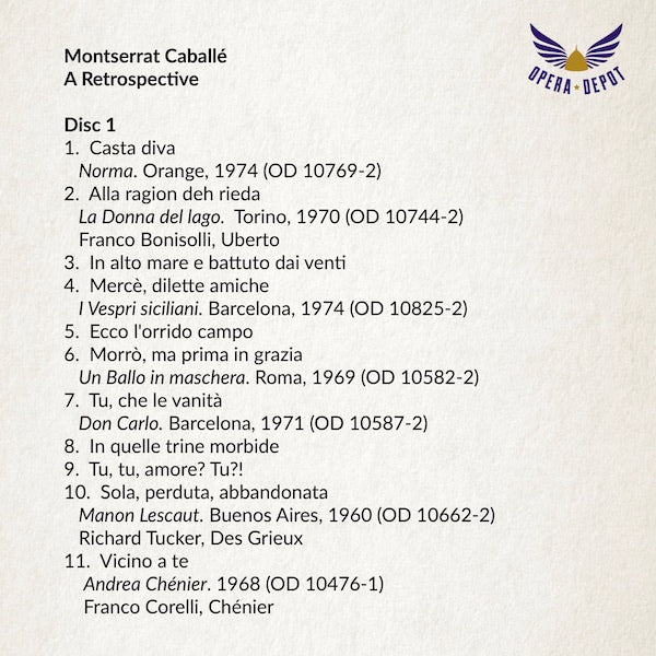 Compilation: Montserrat Caballé - Arias and Excerpts from Norma, I Vespri Siciliani, and Many More!