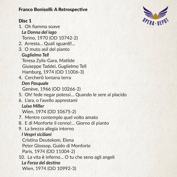 Compilation: Franco Bonisolli - Excerpts from Vespri, La Donna del lago, Don Pasquale, Forza, Butterfly, Clemenza and more!