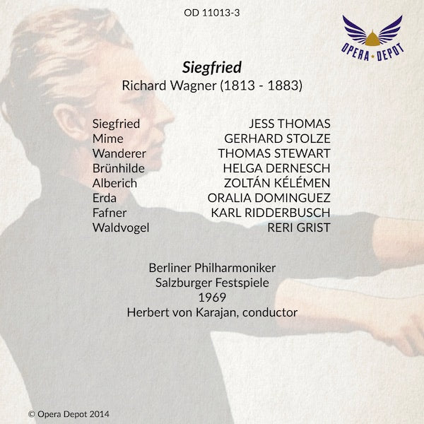 Wagner: Der Ring des Nibelungen - Crespin, Stewart, Dernesch, Fischer-Dieskau, Janowitz, Vickers; Karajan.  Salzburg, 1967-1970