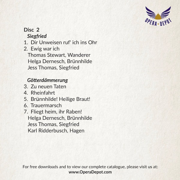 Wagner: Der Ring des Nibelungen (EXCERPTS) - Crespin, Stewart, Dernesch, Fischer-Dieskau; Karajan.  Salzburg, 1967-1970