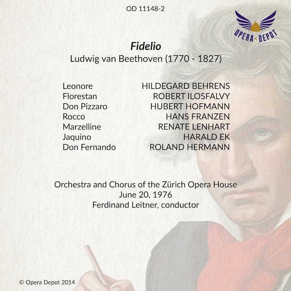 Beethoven: Fidelio - Behrens, Ilosfalvy, Hofmann; Leitner. Zurich, 1975