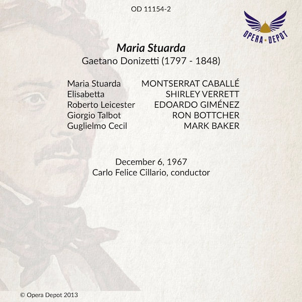 Donizetti: Maria Stuarda - Caballé, Verrett, Gimenez; Cillario. 1967