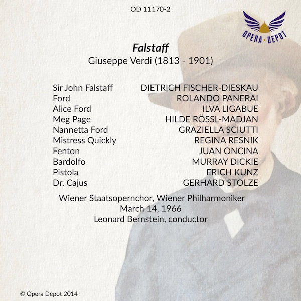 Verdi: Falstaff - Fischer-Dieskau, Resnik, Panerai; Bernstein. Wien, 1966