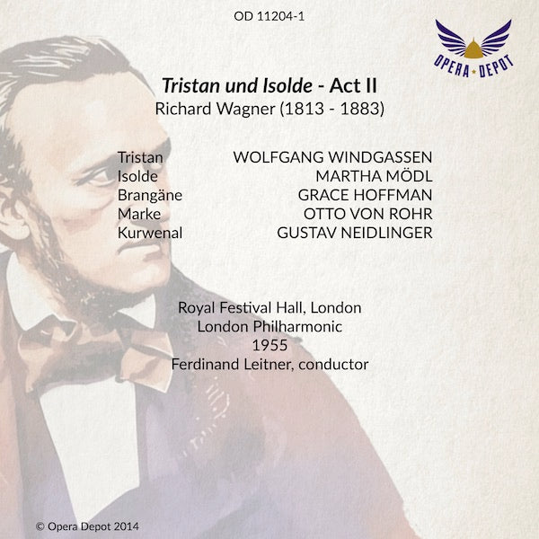 Wagner: Tristan und Isolde (Act II) - Mödl, Windgassen, Hoffman, von Rohr; Leitner. London, 1955
