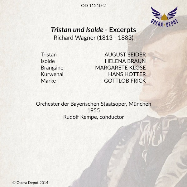 Wagner: Tristan und Isolde (Excerpts from Act II & III) - Braun, Seider, Klose, Hotter, Frick; Kempe. München, 1955