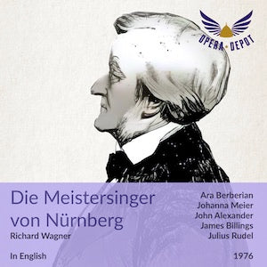 Wagner: Die Meistersinger von Nürnberg (In English) - Berberian, Meier, Alexander, Billings; Rudel. 1976