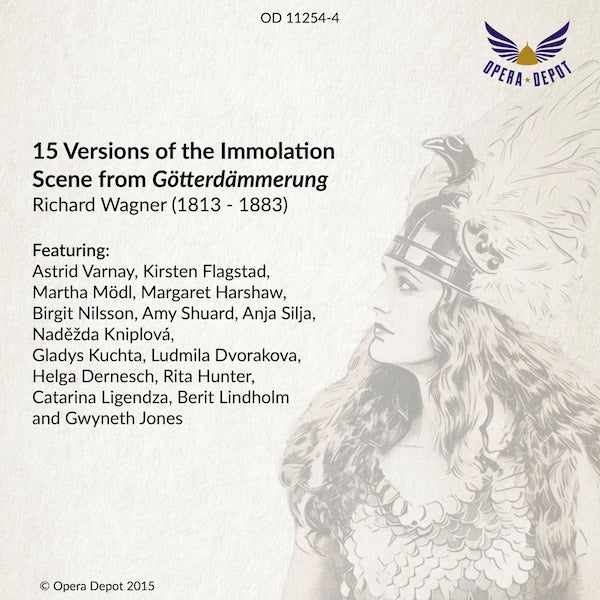 Compilation: 15 Immolation Scenes - Varnay, Flagstad, Nilsson, Jones, Lindholm, Harshaw, Silja, Ligendza, Shuard and more!