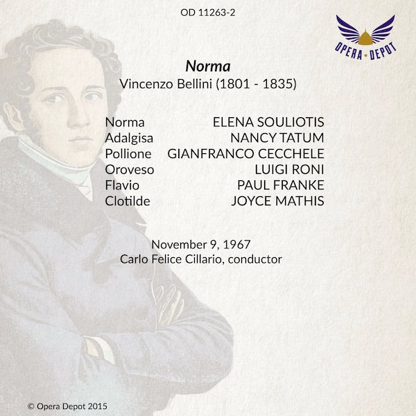 Bellini: Norma - Souliotis, Tatum, Cecchele; Cillario, 1967