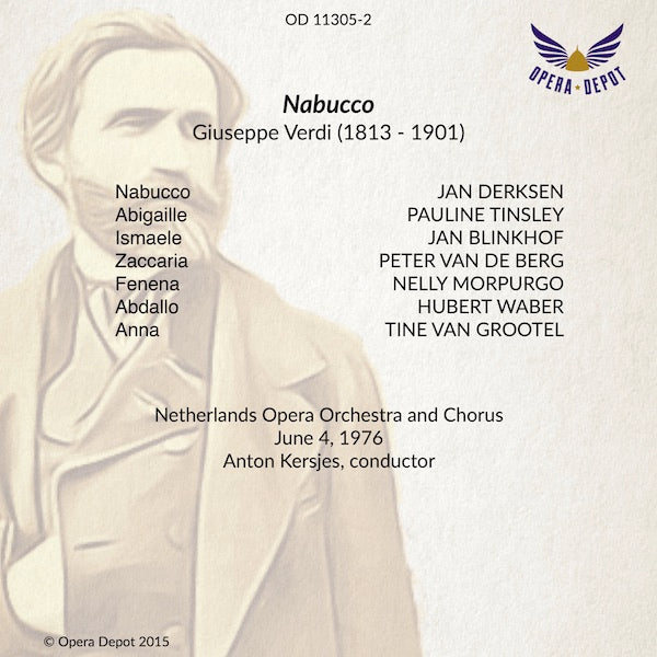 Verdi: Nabucco - Tinsley, Derkman, van der Berg; Kersjes. Scheveningen, 1976