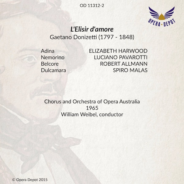 Donizetti: L'Elisir d'Amore - Pavarotti, Harwood, Malas; Weibel. Melbourne, 1965