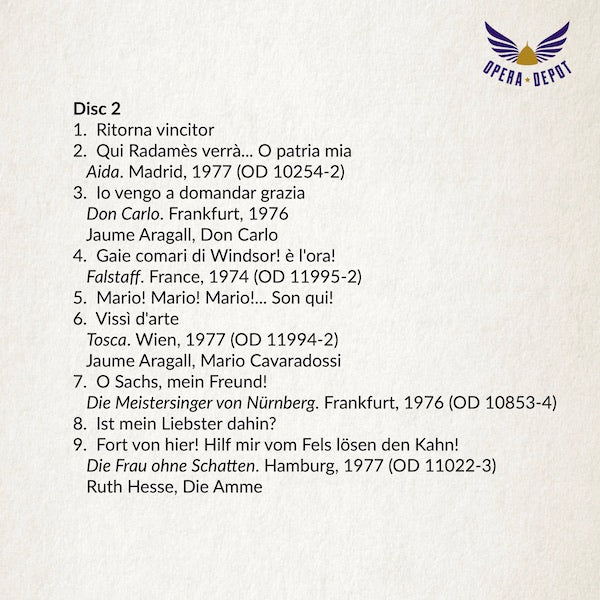 Compilation: Eva Marton - Excerpts from Don Giovanni, Guglielmo Tell, Attila, Ballo, Aida, Tosca, Falstaff, Don Carlo, Frau & Meistersinger