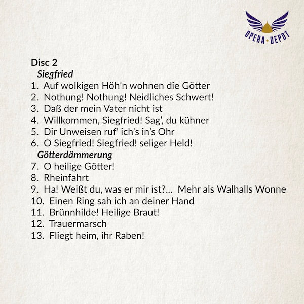 Wagner: Der Ring des Nibelungen (Excerpts) - Hotter, Varnay, Windgassen, Rysanek, Vickers, Gorr; Knappertsbusch. Bayreuth, 1958