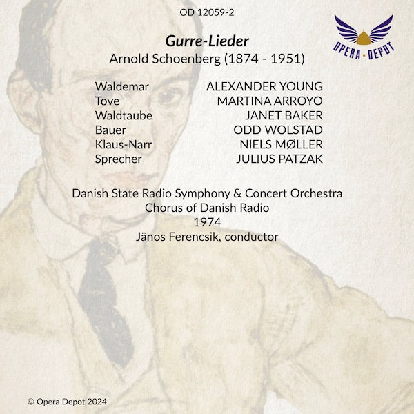 Schoenberg: Gurre-Lieder - Arroyo, Baker, Young, Patzak; Ferencsik. Copenhagen, 1974