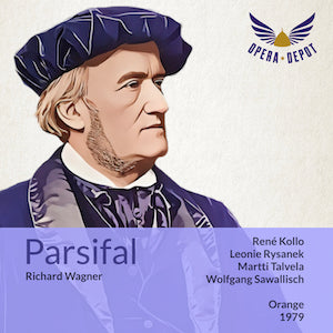 Wagner: Parsifal - Kollo, Rysanek, Talvela, Nimsgern; Sawallisch. Orange, 1979