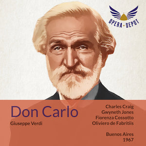 Verdi: Don Carlo - Prevedi, Jones, Cossotto, Bacquier, Hines; De Fabritiis. Buenos Aires, 1967