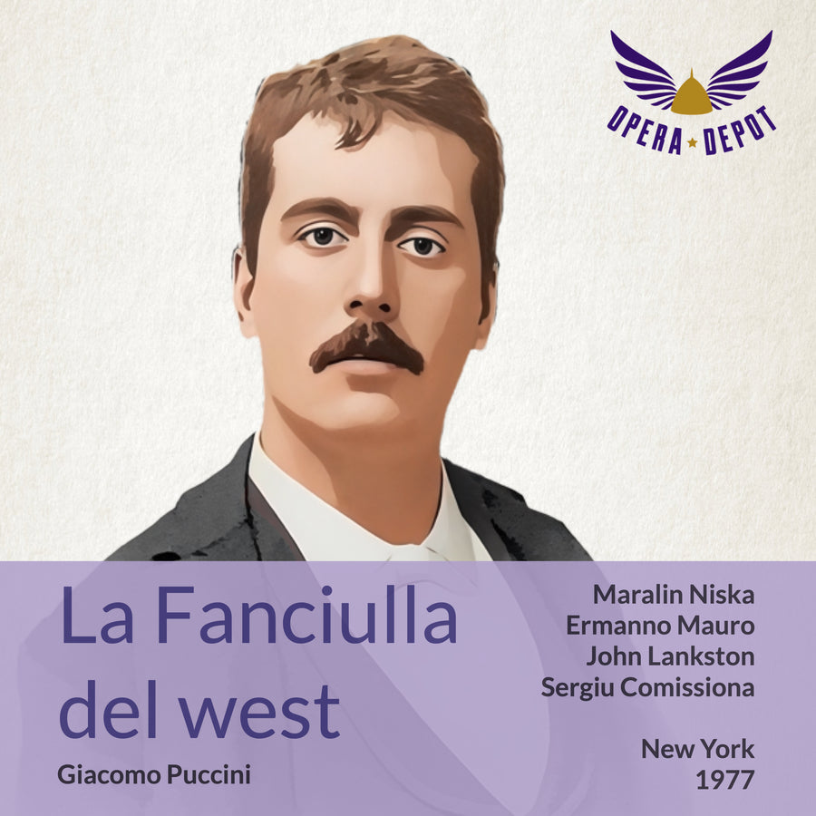 Puccini: La Fanciulla del west - Niska, Mauro, Lankston, Comissiona. New York, 1977