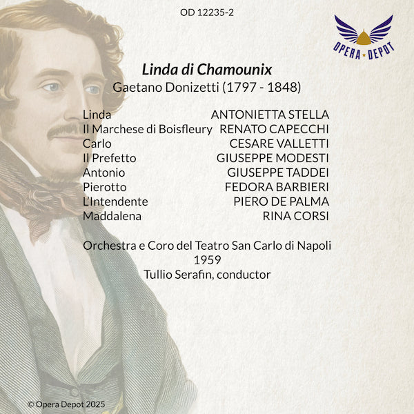 Donizetti: Linda di Chamounix - Stella, Valletti, Capecchi, Taddei, Barbieri, Serafin. Napoli, 1959