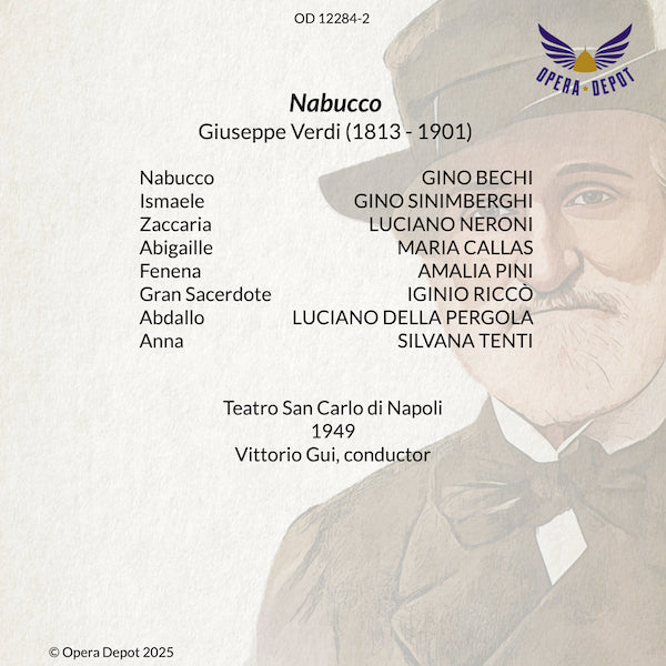Verdi: Nabucco - Bechi, Callas, Sinimbergi, Neroni; Gui. Napoli, 1949