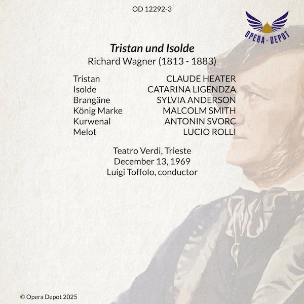 Wagner: Tristan und Isolde - Heater, Ligendza, Anderson, Smith; Toffolo. Trieste, 1969