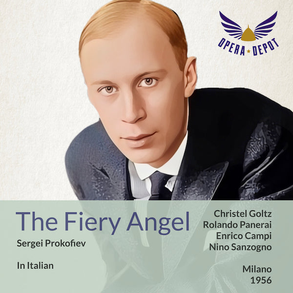 Prokofiev: The Fiery Angel (In Italian) - Goltz, Panerai, Campi; Sanzogno. Milano, 1956