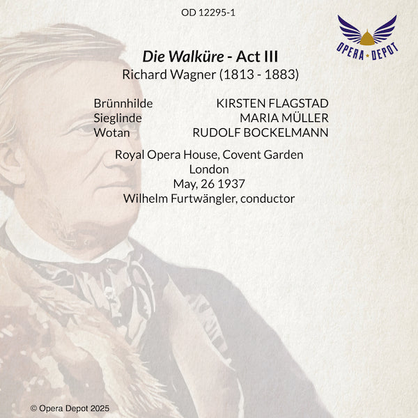 Wagner: Die Walküre (Act III) - Flagstad, Bockelmann, Müller; Furtwängler. London, 1937