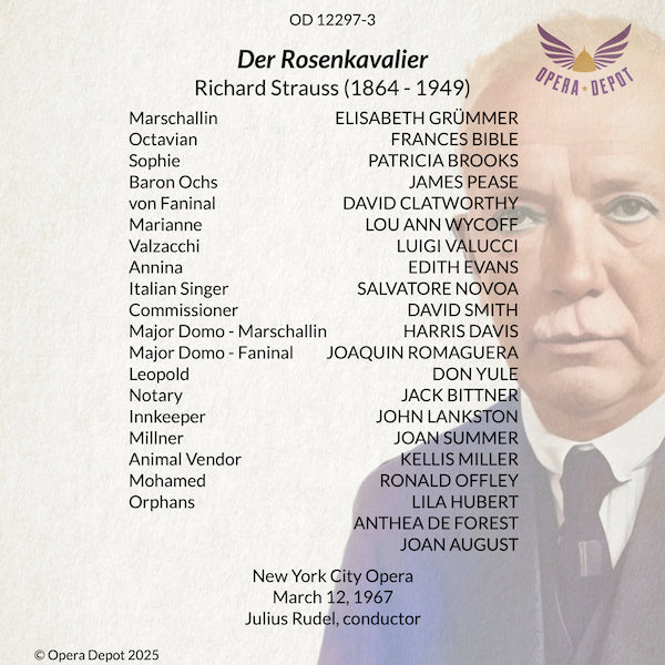 Strauss: Der Rosenkavalier - Grümmer, Bible, Brooks, Pease, Novoa; Rudel. New York, 1967