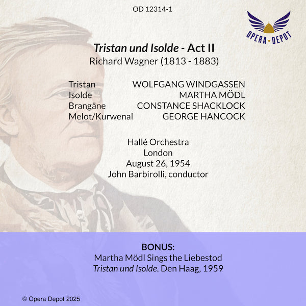 Wagner: Tristan und Isolde (Act II) - Mödl, Windgassen, Shacklock; Barbirolli. London, 1954