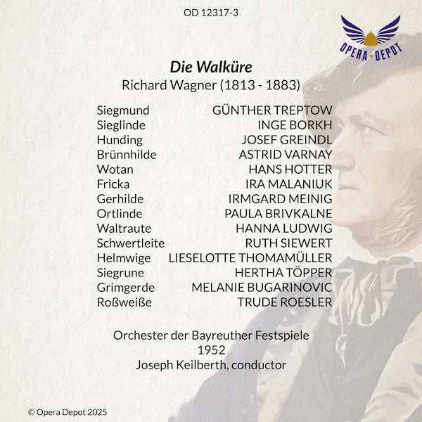 Wagner: Der Ring des Nibelungen - Varnay, Hotter, Lorenz, Aldenhoff, Borkh, Mödl, Windgassen; Keilberth. Bayreuth, 1952