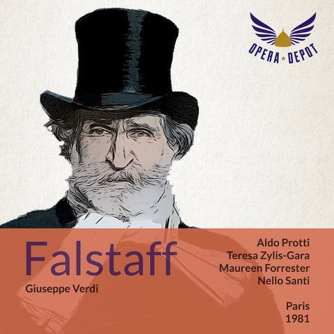Verdi: Falstaff - Protti, Zylis-Gara, Forrester, Bisson, Santi. Paris, 1981