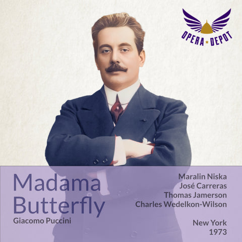 Puccini: Madama Butterfly - Niska, Carreras, Jamerson, Kiefer, Fitch; Wedelkon-Wilson. New York, 1973