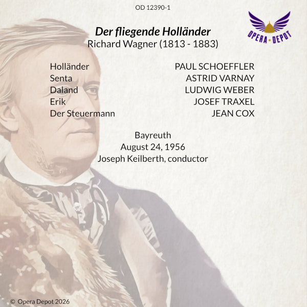 Wagner: Der fliegende Holländer (Excerpts) - Schöffler, Varnay, Weber, Traxel, Cox; Keilberth. Bayreuth, 1956