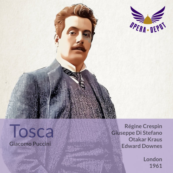 Puccini: Tosca - Crespin, Di Stefano, O. Kraus, Robinson; Downes. London, 1961